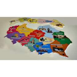 MEGA GRA MAPA POLSKI 220 x 220 cm